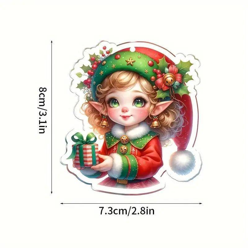 Colorful Acrylic Cartoon Keychain Ornament Unique Car Interior Decor For Cheer Holiday