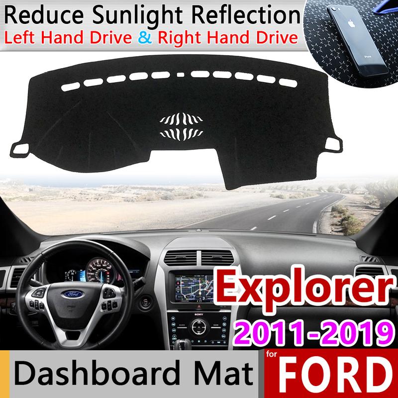 for Ford Explorer 2011~ U502 MK5 Anti-Slip Mat Dashboard Cover Pad Sunshade Dashmat Protect Accessories 2013 2015 2017 2018
