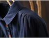 Women's Autumn Double Layer Cotton Long Sleeve Shirt - Solid Color, Casual, Slimming Design