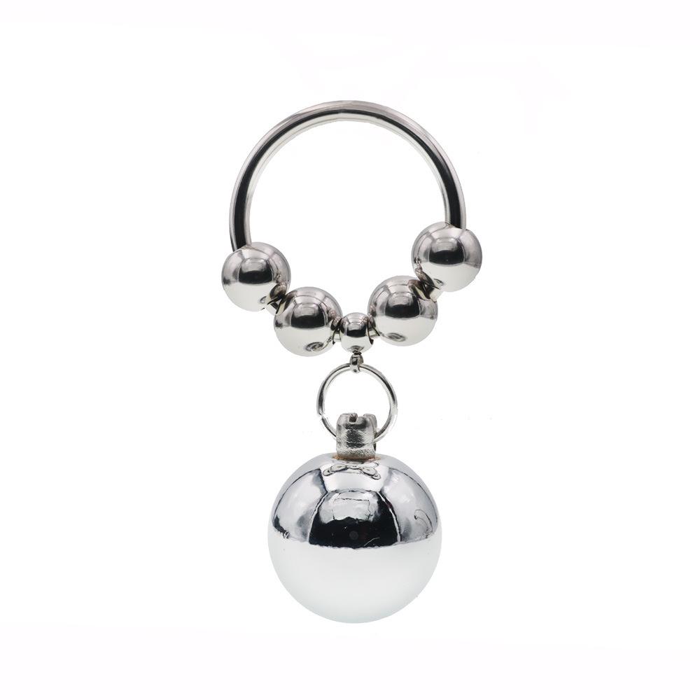 Stainless Steel Penis Pendant Physical Exercise Stretching Weight-Bearing Sex Tool Sex Toys Adult Toys Hanging Ball