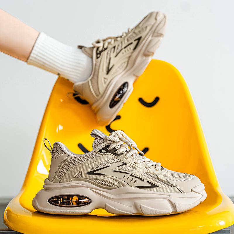 New Men's Fashion Casual Shoes Boys Students Trending Soft Sole Comfortable Sneakers Male Classic Breathable Gym Shoes