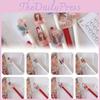 Blackpink Star Korean Peripheral Press Bullet Pen Girl Learning 05mm Stationery