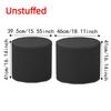 Non-Slip Cylinder Ottoman Waterproof Leather Pouf Multi-functional Storage Stool  Shoe-changing