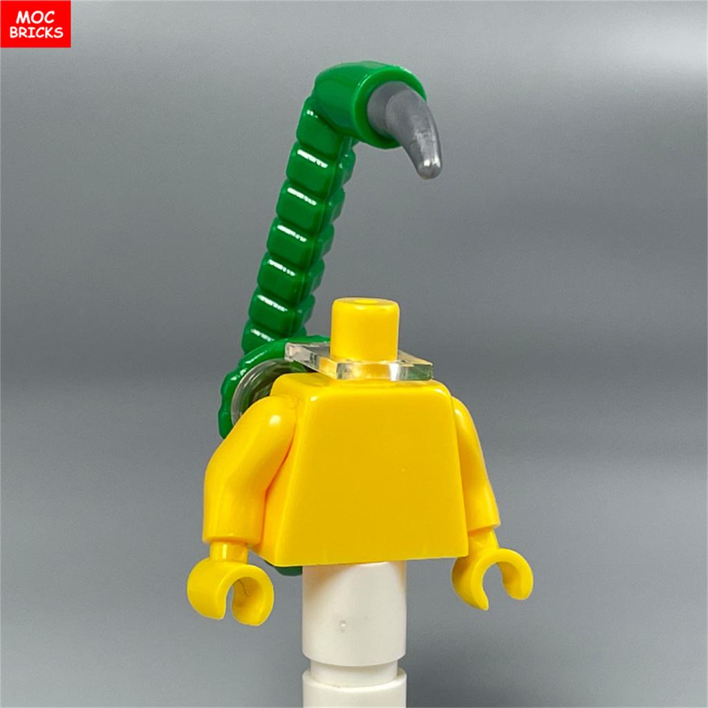 Non-Toxic 4Pcs Moc Bricks 4Cm Figure Wear Scorpion Tail Weapon Wild Animals Model Educational Building Blocks For Children Kids Gifts