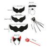 Federflügel Teufelshorn/Krone Stirnband Zauberstab Engel/Dämon Kostüm Halloween Kostüm Cosplay Party Requisiten