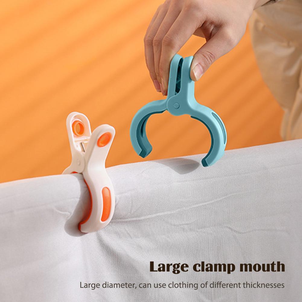 3/6 Peças Clipes Grandes para Toalha à Prova de Vento Fixos Prendedor de Roupa para Secar Reutilizável Antiderrapante Multifuncional para Cadeiras de Piscina