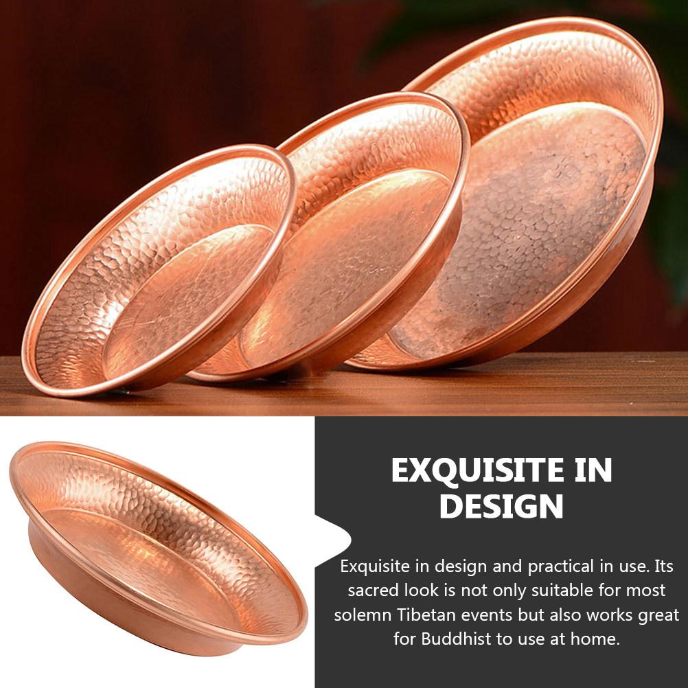 Tibetan Copper Buddhist Offering Bowl Water Offering Cup Worship Meditation Supplies Holy Water Bowl Buddhist Meditation