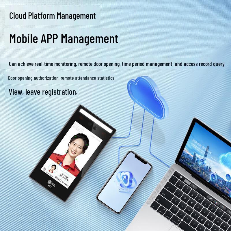 GEPAD HMQ-700 Face and Fingerprint Access Control System