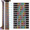 1/2/4pcs Guitar Scale Stickers Beginner-Friendly Note Labels Removable Scale Annotation Tool for Acoustic/Electric Guitar & Bass