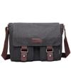 Korean Canvas Messenger Bag: Trendy Large Capacity Shoulder Bag for Men, Students, and Camera Gear