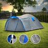 Tente Dôme Familiale 4 Personnes Avec Auvent, Imperméable 3000 Mm, Campela Tropical 4 (CA0013GRY)