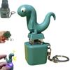 Colorful Lights Lizard Button Keychain Flash Effects Lizard Sounds Pendant Kids Toy