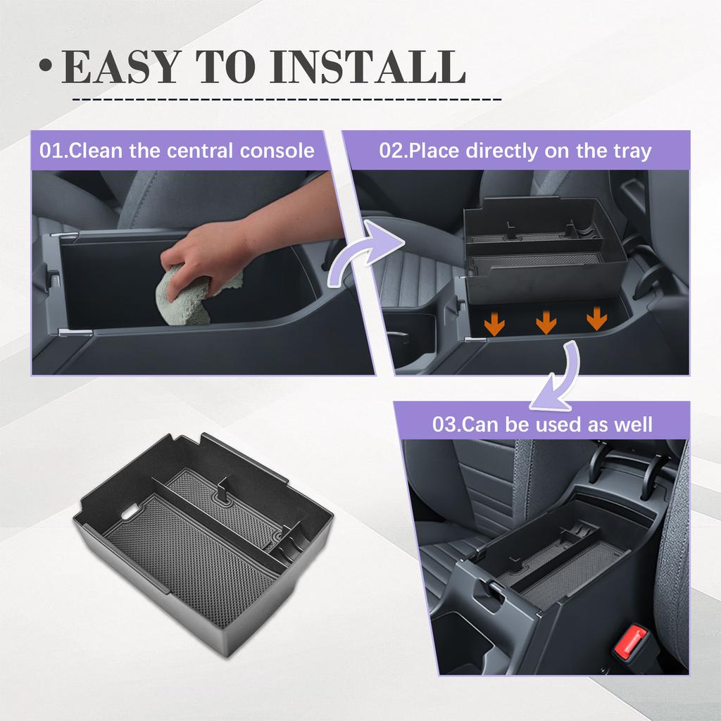 Armrest Storage Box Tray for Kia K4 2025 Center Console Organizer Interior Coin Phone Holder Center Console Storage Accessories