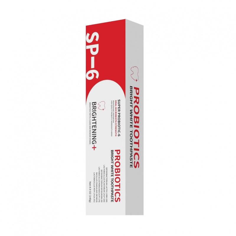 SP-6 Probiotic Whitening Toothpaste, 140g – Deep Clean, Smoke Stain Removal, Fresh Breath, Gum Protection