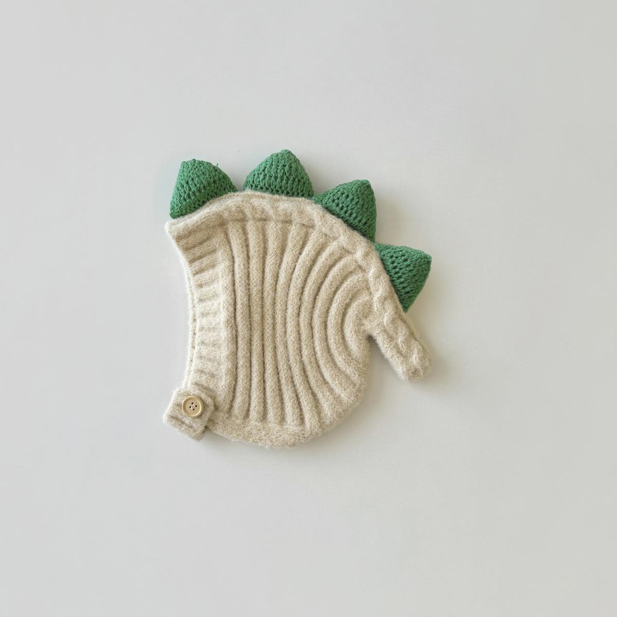 

Милая детская зимняя шапка с рисунком динозавра, вязаная детская шапка для девочек и мальчиков, шапка для младенцев, теплые ушки, шапка для малышей 6-24 мес. бежевый