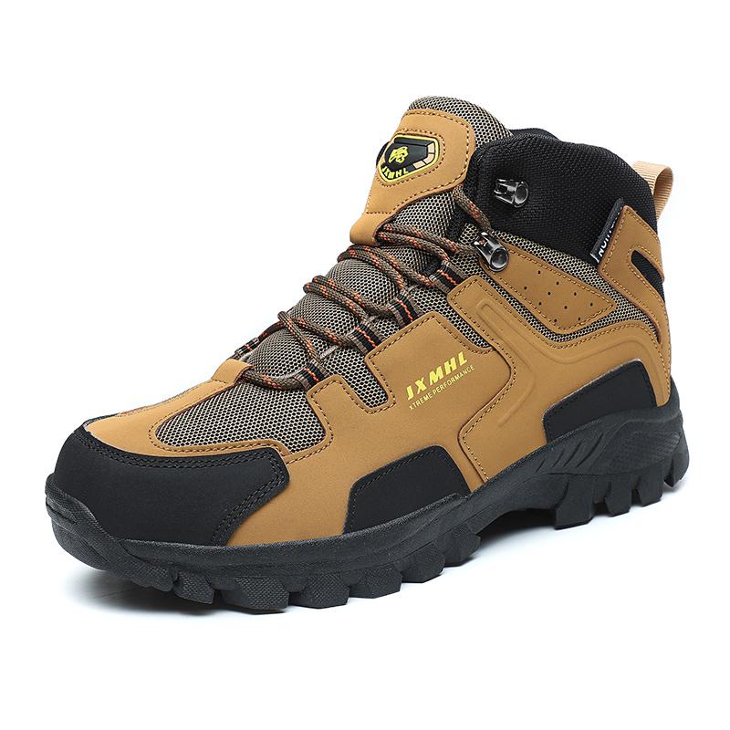 

Men s High Top Outdoor Hiking Shoes Safety Footwear Outdoor Work Men s Shoes Anti slip and Wear-resistant Casual Sneaker 37