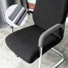 One Pair Solid Color Universal Waterproof Office Chair Armrest Cover Home Elastic Stain-Resistant Zipper Sleeve