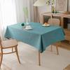 Rectangle Tablecloth Linen Textured Waterproof & Stain Resistant Table Cloth Wrinkle Free Decorative Fabric Farmhouse Table Cover