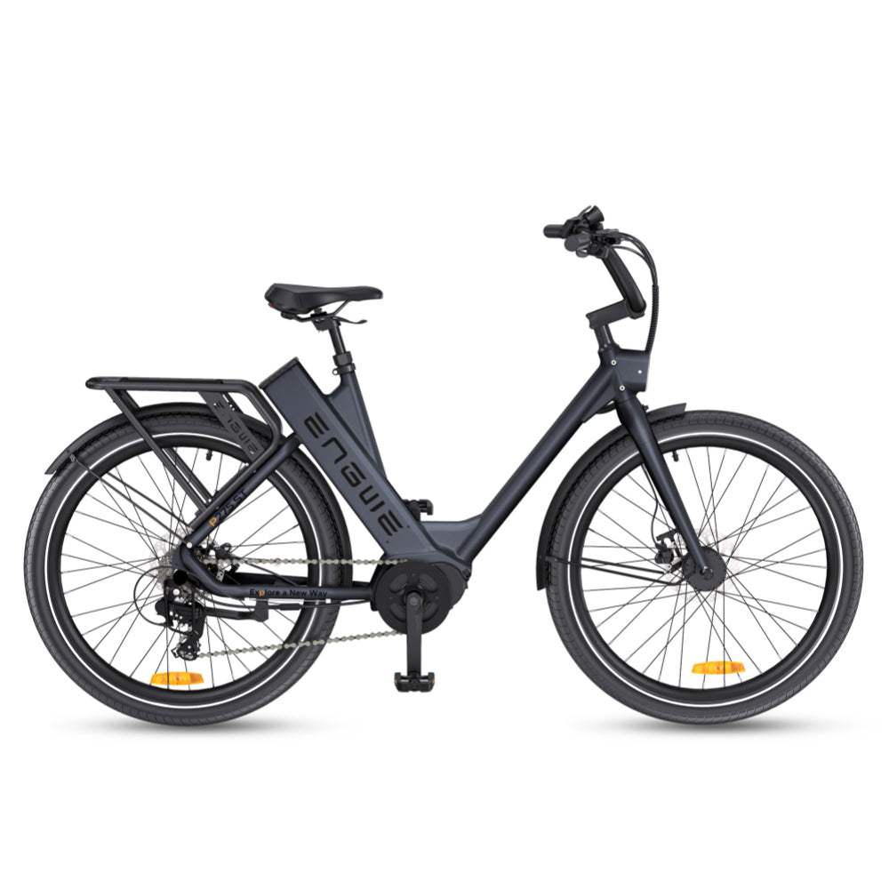 Engwe P275 ST Ananda Mid-drive Pedelec 250W, Baterie Samsung 36V 19.2Ah, Cuplu 70 N.m, Anvelopă 27.5"×2.4", Shimano 9 viteze, Bicicletă electrică urbană pentru navetă