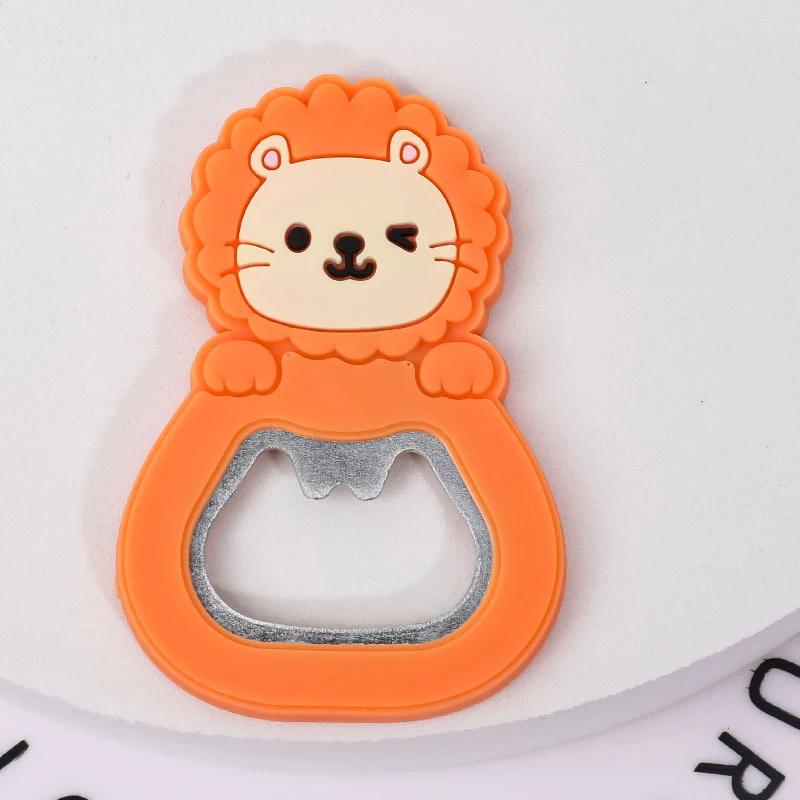 

Творческий мультфильм многофункциональный силиконовый открывалка для бутылок из нержавеющей стали пивные открывалки для холодильника кухонные принадлежности An Be магнит на холодильник