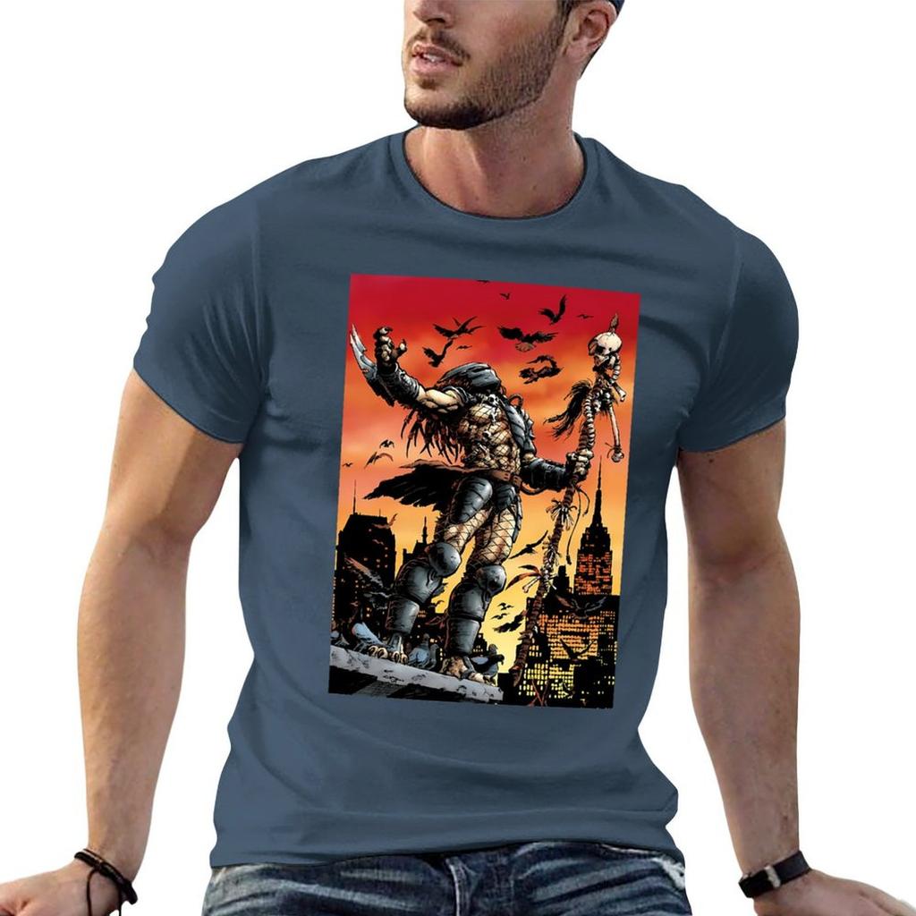 predator comic concrete jungle yautja new york hunt alien prey dark horse bad blood honor code hunters TShirt