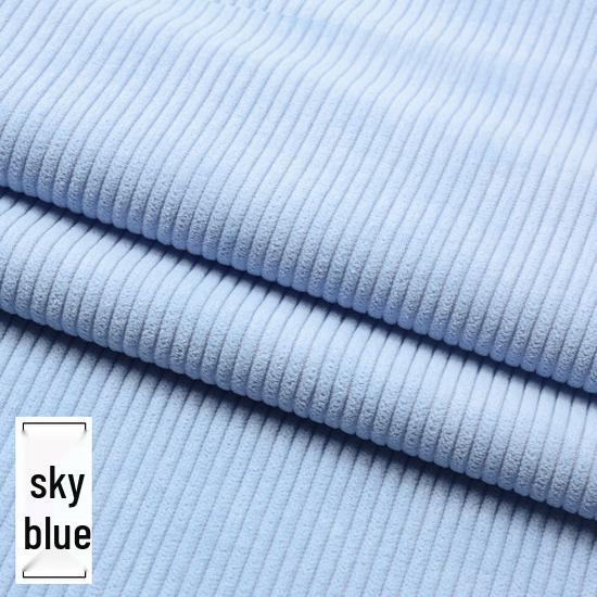 Solid Color Corduroy Velvet Ribbed Fabric for Clothing and Sofa Covers