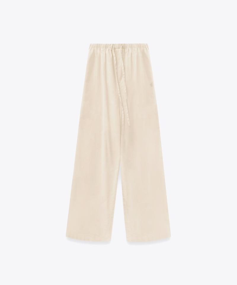 MARIE CLAIRE Linen Semi-Wide Elastic Waist Pants (Mafbsl41Mle)