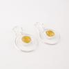Yellow Tiger's Eye Gemstone 925 Sterling Silver Jewelry Handmade Earrings 1.60" EE-5-47