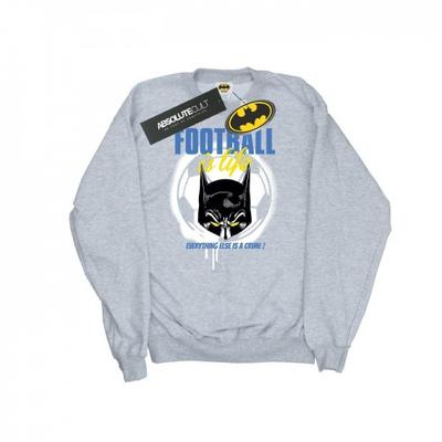 Boys Batman Football Is Life Sweatshirt