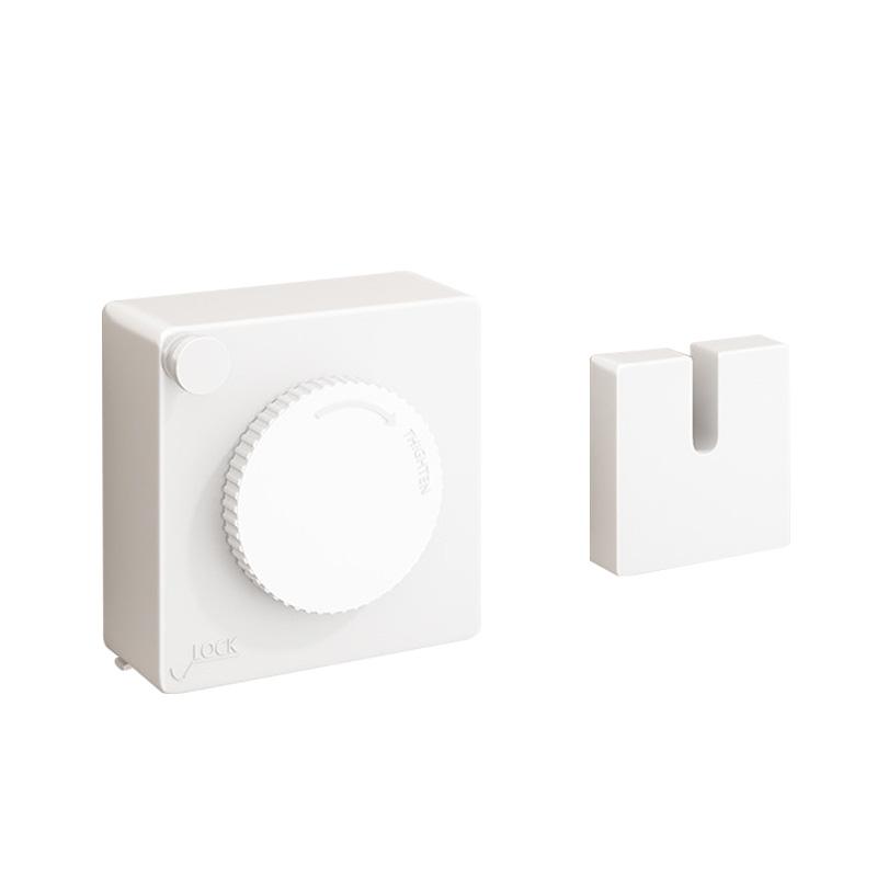 

Многофункциональная подвесная веревка для сушки белья для дома и улицы, расширяемая веревочная сушилка без сверления отверстий белый