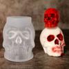 Mehrere Größen Schädelform 3D Skelettkopfform Kerzenform Schädelform Feiertagsparty