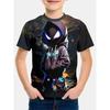 Summer Fashion Boys Trend 3D Digital Print T Shirt Cool Multicolor Kids Clothes for Boys 2 To 9 Years Anime-Style Children Top