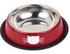 Colorful Non-Slip Stainless Steel Pet Bowl for Cats and Dogs