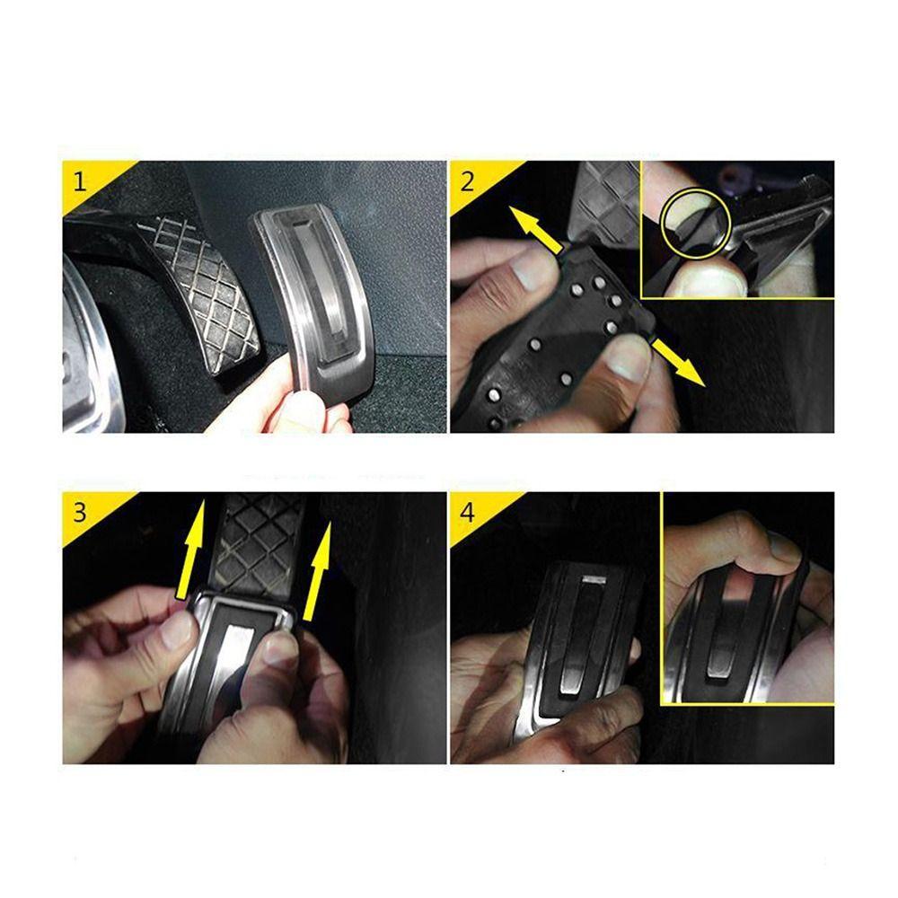 Auto Accessories Brake For Skoda Set Foot Pad Cover Brake Cover Car Pedals Pedal Cover