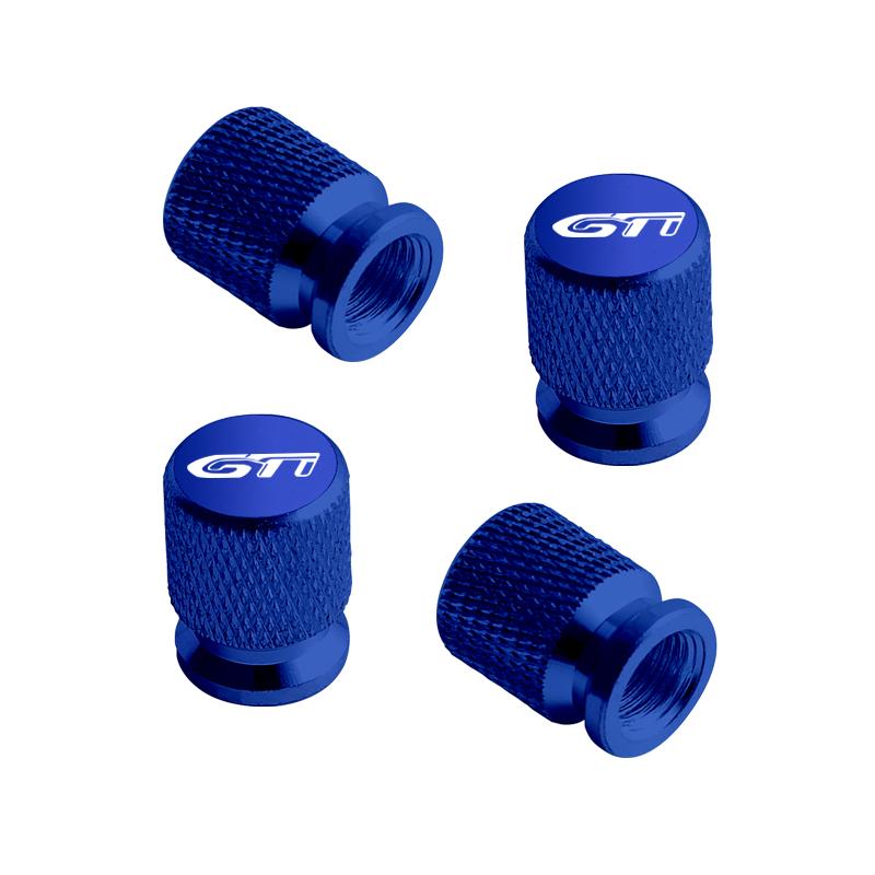 For VW VOLKSWAGEN 2026 New For Peugeot GTI Emblem 106 107 206 207 208 301 307 408 508 3008 Badge Car Wheel Tire Valve Caps Tyre