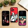 AAA Hot Anime Dandadan Pattern Design Phone Case For iPhone 17,16,15,14,13,12,11 Plus,Pro Max,XS,Soft Silicone Black Cover