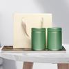 Airtight Tinplate Tea Canister Storage Container For Leaf Tea Bags Matcha Powder Sealed Pantry Organizer Kitchen Tea