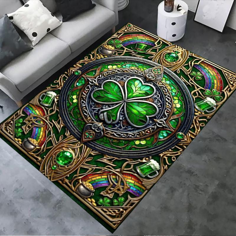 

2025 New St.Patrick s Day Carpet Rug for Living Room Bedroom Home Sofa Decoration,Kids play Non-slip Floor Mat82 40x60cm( 15x23in )