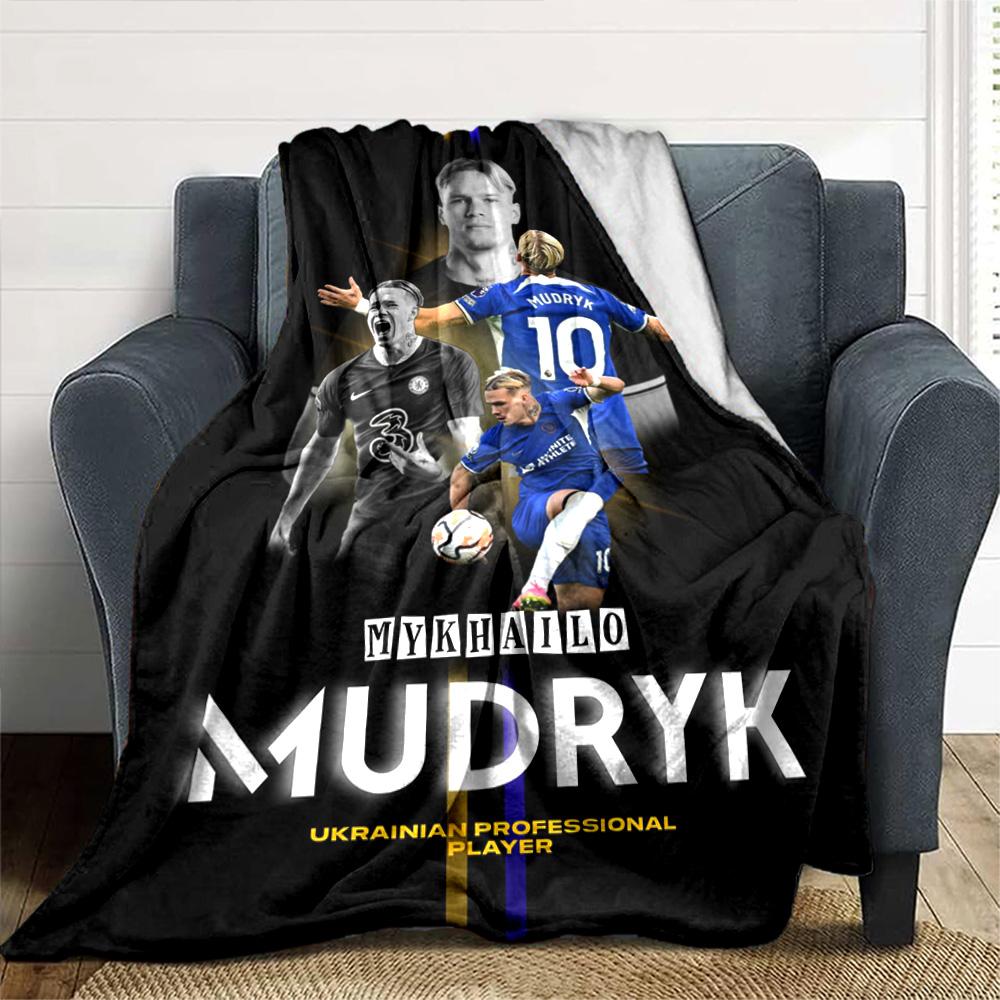 Chelsea Fc Football Player Blanket Soft & Cozy Great for Livingroom Bedding Office Four Seasons Multipurpose Stylish Decor
