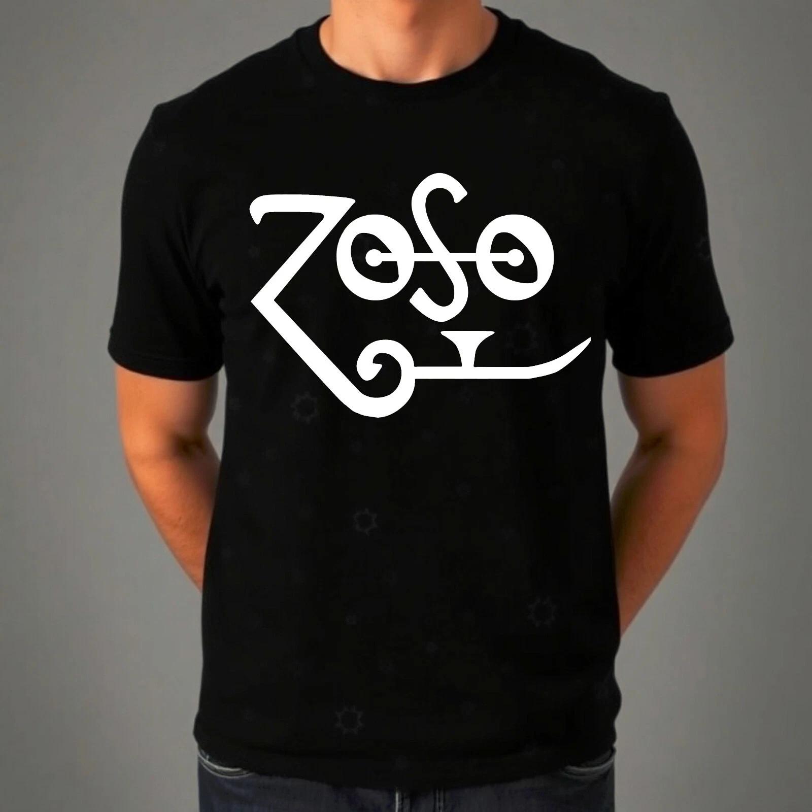 Zoso T-SHIRT Jimmy Page Plant Zeppelin Classic Rock Gifts Men/Women Tee Top 3XL