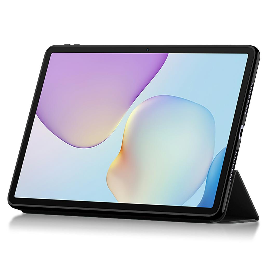 Für Samsung Galaxy Tab A11+/Tab A9+ Hülle Katzen-Schnallenverschluss Leder Schutzständer Abdeckung