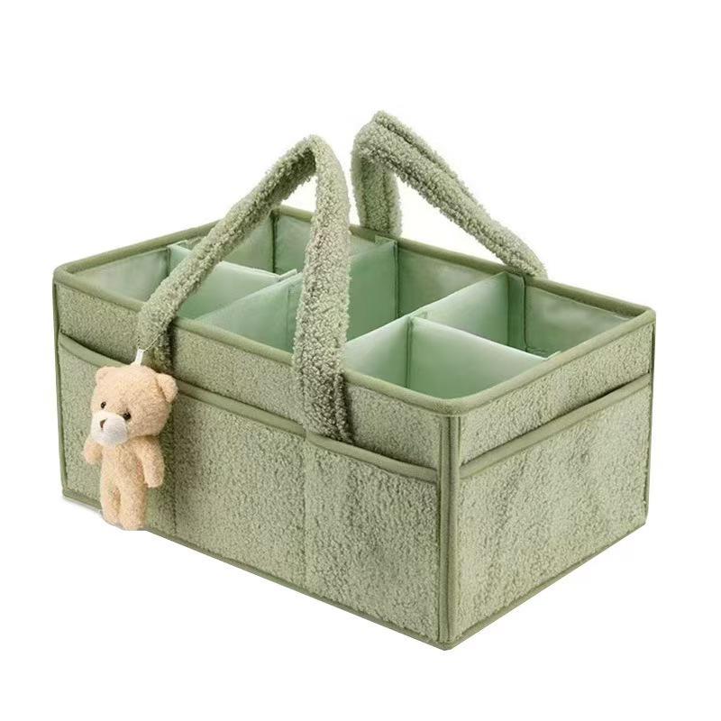 Portable Baby Diaper Organizer and Changing Table Rack
