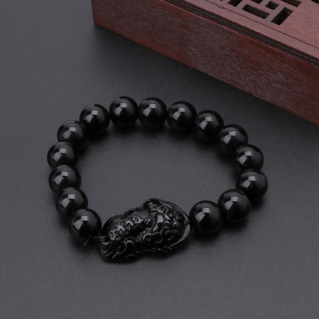 Fashion Bracelet Attract Money and Good Luck Obsidian Bracelet for Merchant