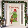 Green Legend Christmas Door Sticker & Hanging Cloth Décor