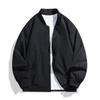 Spring and Autumn New Jacket Men's Simple Loose and Versatile Baseball Collar Fashion Flight Suit Jacket Men's Shock Clothes Men