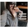 Womens Oversized Hooded Zip-Up Coat Winter Thick Warm Casual Jacket Plain Solid Color
