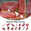 1PC Fake Food Meat Restaurant Store Shop Decor Artificial Food Fake Beef Chops Artificial Meat Meat Model Decor Props