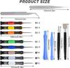 Small Magnetic Screwdrivers, Set of 16