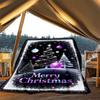 1pc Christmas Decorations Outdoor Soft Polyester Flannel Throw Blanket Versatile for All Seasons , Soft , Cozy , Warm All Season Quilted Throw ,