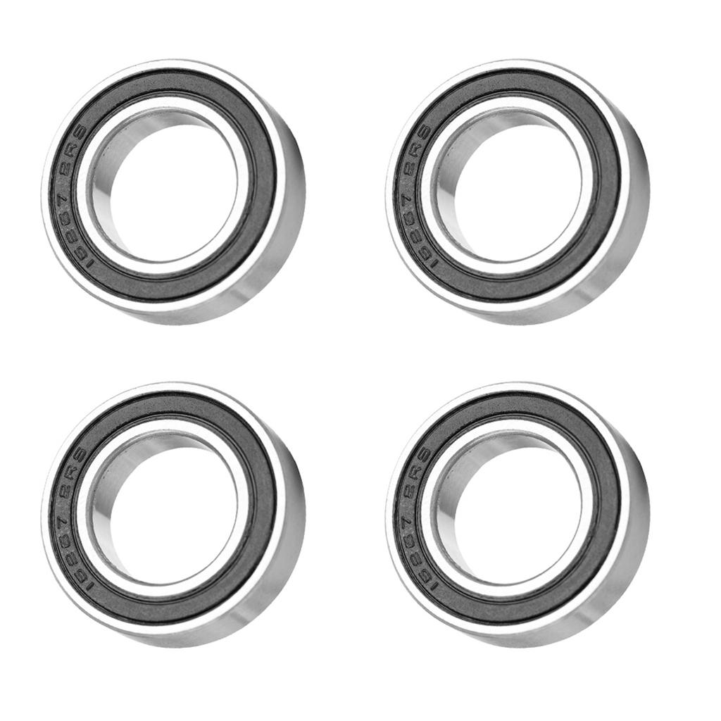 4Pcs 152672RS Rubber Sealed Deep Groove Ball Bearing 15x26x7 Mm